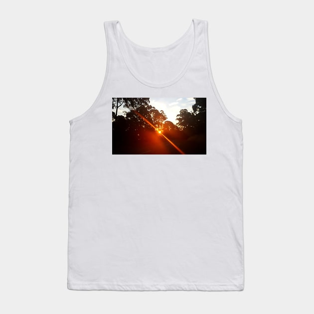 Sunset Through the Trees, Stawell Tank Top by AstroRisq